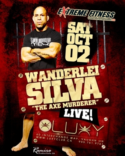 WANDERLEI SILVA LIVE! “UFC CHAMPION” @ LUXY NIGHTCLUB! | SAT.OCT.2ND